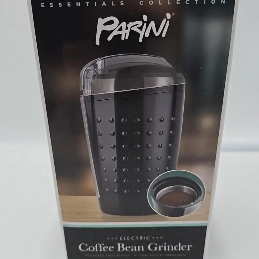 New - PARINI Electric Fresh Coffee Bean‎ Grinder - New